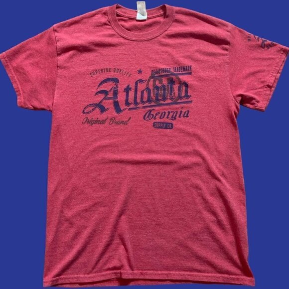 Atlanta Georgia tourist t shirt men’s M red - Picture 2 of 7
